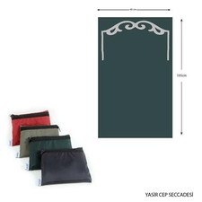 2PCS Pocket Prayer Mat Travel Portable w Zip,Turkish ( With or Without compass) Prayer Tappeto price