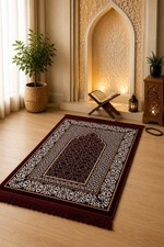 Classic Islamic Prayer Mat, Rug, Janamaz, Salat, different sizes colours Turkish Prayer Tappeto price
