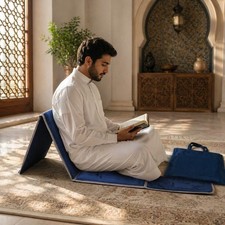 Foldable, Backrest Prayer Mat, Thick Rugs, Picnic Seat  in BAG, Eid Gift Prayer Tappeto price