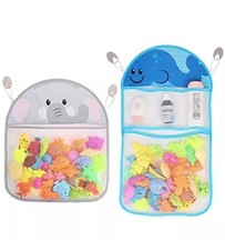 Confezione 2 Organizer Giocattolo Da Bagno, Rete per Vasca Giocattoli, Portaoggetti Bagno. Bagno Net Bebè price