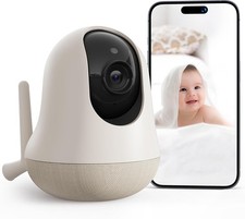 nooie 2K Baby Monitor Video e Audio, 5GHz Telecam Bambini Visione notturna AD059 Baby monitor price