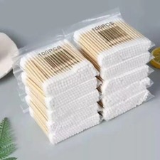 100 pezzi per confezione, 5 confezioni, tamponi di cotone a doppia estremità, tamponi di cotone per bambini, Ear Clea Cotton Swabs Bebè price