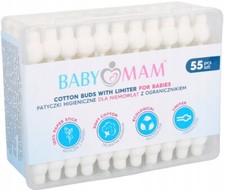 Cime cosmetiche in cotone per bambino 55 pezzi tamponi cotone naturale punte arrotondate Cotton Swabs Bebè price
