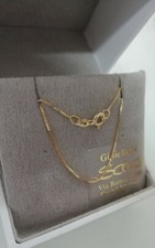Collana girocollo veneziana 1.13 grammi uomo donna 40 cm in oro 9 Kt 375 Nuova Collana in oro price