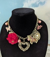 Collana dichiarazione Betsey Johnson Collana in oro price