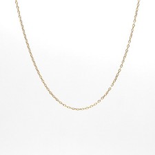 Catenina Collana unisex Oro 18k 750 Sottile Maglia Forzatina Made in italy Collana in oro price