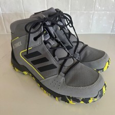 Scarpe da trekking Adidas Terrex Hyperhiker ragazzo giovane 6 grigio nero giallo medie ottime condizioni Booties Ragazzo price