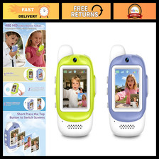 Walkie Talkie Video Ricaricabili per Bambini, Confezione da 2 con Telecamera HD e Cambio Vocale Set Youth Camera price