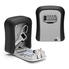 Cassaforte a Chiave da Parete, Cassetta di Sicurezza per Esterno 4 Casseforti a Chiave Combinata PW Key Box price