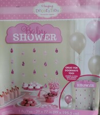 DECORAZIONE BABY SHOWER DA APPENDERE BAMBINA ~ Rosa per Porta, Parete o Soffitto Door Ornament Bebè price