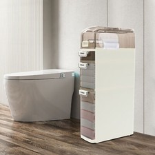 Mobile Portaoggetti da Bagno Slim, Portaoggetti da Bagno Stretto, Organizzatore Mobile Bagno Cabinet / Mobili price