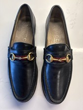Gucci scarpe uomo mocassini neri fibbia iconica 9D Horsebit slip on Italia usati Scarpe classiche uomo price
