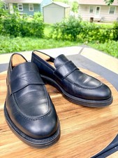 Mocassini MNG Mango da uomo in pelle nera con penny EU 43 US 10 Scarpe classiche uomo price