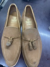 Scarpe Allen Edmonds Lake Shore Dr da uomo taglia 12 3E in pelle oliata marrone scuro Scarpe classiche uomo price