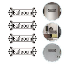 1pz Adesivo Murale Bagno Impermeabile Doccia Wall Decal Sticker (Nero) Bagno / Shower Cabin Sticker price