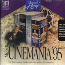 Microsoft Cinemania '95 versione Windows la guida divertente per film e Dizionari e software di traduzione price