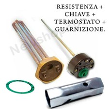 Resistenza + Termostato + Guarnizione + Chiave 55x55 scaldabagno a vite 1200 W Scaldabagni price