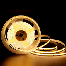 320 COB Striscia Luce Alta Densità Bianco Caldo 16,4Ft/5M Nastro LED Flessibile DC 12V Camera Wardrobe Bebè price