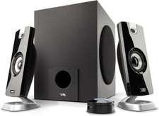 Sistema altavoces 2 1 con subwoofer 18W facilit control musica juegos Musica Sistema price