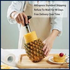 1PZ Acciaio Inox Facile da Usare Pelapatate Ananas Accessori Affettatrici Ananas Slicers price