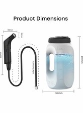 Spruzzatore Bidet Portatile Elettrico – Spray WC Ricaricabile con Serbatoio Acqua 2,5L Bidet price