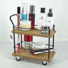 Horizon Group USA 2 livelli bancone vendita al dettaglio TikTok carrello espositore decorazione casa marrone NUOVO Ufficio Counter price