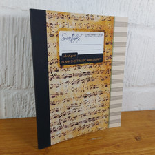 Blank Sheet Music Music Manuscript Paper / Staff Paper / Musicians Notebook... Quaderno per musica price