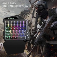 TASTIERA DA GIOCO RGB A 1 MANO Gaming Keyboard Keypad One hand PUBG LOL WOW DOTA Tastiera gaming price