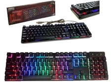 Tastiera da gioco a led retroilluminata RGB LED Gaming keyboard pro gamer KR6300 Tastiera gaming price