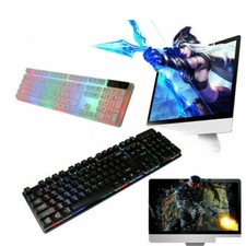 Tastiera da gioco a led retroilluminata RGB LED.Gaming keyboard pro gamer KR6300 Tastiera gaming price