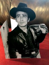 The Virginian James Drury TV Western Star espositore da tavolo alto 10" TV da esposizione price
