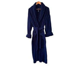 Accappatoio da bagno vintage Stafford in spessa spugna da uomo piccolo medio blu navy Brasile Set Towel & Accappatoio price