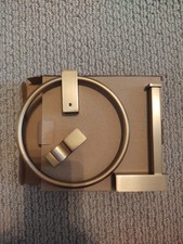 Anello asciugamani, gancio accappatoio e porta rotolo fazzoletti - bronzo champagne - NUOVO - spedizione gratuita Set Towel & Accappatoio price