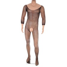 Body uomo a rete design cavo 50% poliestere 50% spandex lunghezza regolare Bodysuit Uomo price
