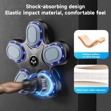 Macchina da boxe musicale intelligente con tavola da allenamento a LED e guanti - da parete Lavagna smart price