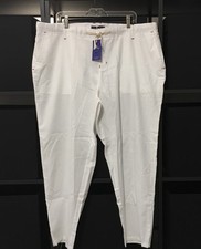 PANTALONE CHOUYATOU UOMO COULISSE VESTIBILITÀ DRITTA SPIAGGIA LINO CAPRI BIANCO XX LARGE Capri Pantaloni Uomo price