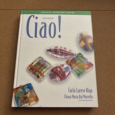 Ciao 6e-Annotated Instructors Edition+Audio Cd Package by Riga and Federici... Software per apprendimento lingue straniere price