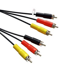 Cavo composito audio video oro maschio phono AV da 3 RCA a 3 RCA da 50 cm a 20 m Composite Cavo price