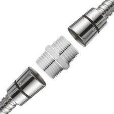 Connettore prolunga tubo doccia acciaio inox cromato 1/2 maschio a maschio prolunga Shower Hose price