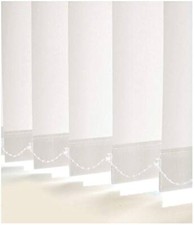 Lamelle cieche verticali larghe 5 pollici (127 mm) di ricambio - BIANCO SEMPLICE Vertical Blind price