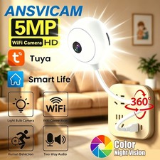 Tuya 2K telecamera interna lampadina WIFI APP controllo USB telecamera di sicurezza per animale domestico bambino Camera Night Light Bebè price