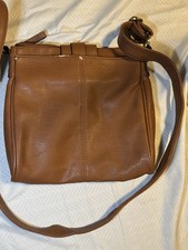 Borsa da trasporto donna in pelle marrone generica qualche segno di usura Borsa a tracolla donna price