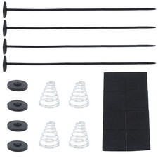 KIT MONTAGGIO CINGHIA FASCETTE VENTOLA RADIATORE ELETTRICO FASCETTE ZIP LINGUETTE MOLLA US Fan Tie price