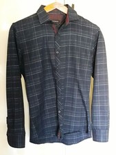 Camicia uomo ragazzo adulto Sorbino slim fit taglia M shirt blu black made Italy Camicia Ragazza price