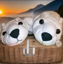 2X1 GUANTI MUFFOLE A FORMA DI ANIMALE PER BAMBINI IN TRE ANIMALI ORSO POLARE Guanti Bambini price