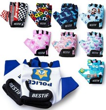 Guanti da ciclismo bambini guanti da bicicletta ragazzi ragazze mezze dita... Guanti Bambini price