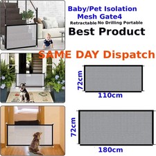 Nuovo cancello retrattile per animali domestici protezione di sicurezza pieghevole bambino bambino cancello scale isolamento Regno Unito Safety Gate Bebè price