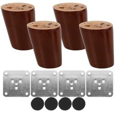 1 Set Gambe di Ricambio Mid Gambe per Mobili in Legno Gambe per Divano in Legno Set divani price