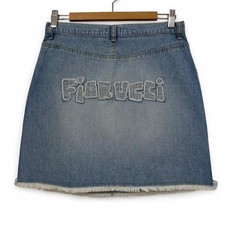 FIORUCCI Gonna jeans denim bambina ragazza logo retro Tg 16 Anni Cotone Jeans / Denim Gonna Ragazza price