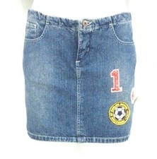 MINIGONNA GONNA JEANS UMM PATCH DONNA  RAGAZZA GONNA DENIM VINTAGE STOCK Jeans / Denim Gonna Ragazza price